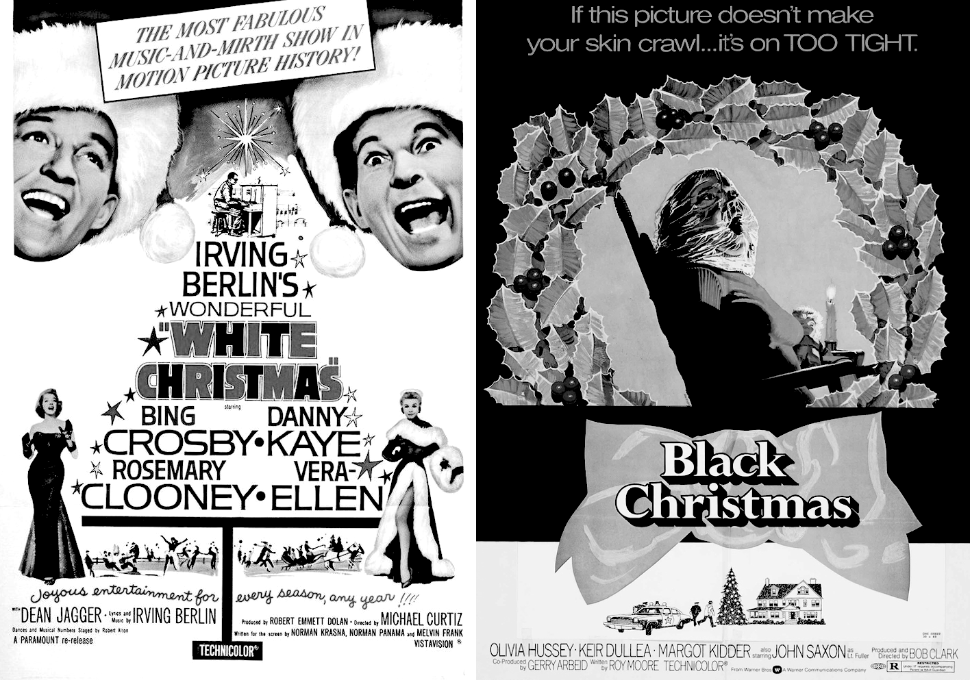 White Christmas Black Christmas Poster